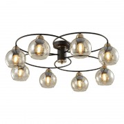 Lustra, LED, Jay, Negru/Bronz, 8 X E27, 230V, Elmark, 955JAY8