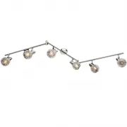 Lustra, LED, Julie, Nichel Satinat, 6 X E14, 230V, Elmark, 955JULIE6