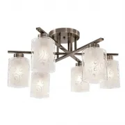 Lustra, LED, Lexi, Auriu Antic, 6 X E27, 230V, Elmark, 955LEXI6/AB Lustra, LED, Lexi, Auriu Antic, 6 X E27, 230V, Elmark, 955LEXI6/AB
