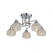 Lustra, LED, Liza, Crom, 5 X E14, 230V, Elmark, 955LIZA5/CH