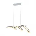 Lustra, LED, Marcella, Argintiu, 33 W, 2310 lm, 230V, Lumina, Calda, 3000K, Elmark, 955MARCELLA3R