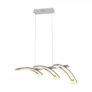 Lustra, LED, Marcella, Argintiu, 33 W, 2310 lm, 230V, Lumina, Calda, 3000K, Elmark, 955MARCELLA3R Lustra, LED, Marcella, Argintiu, 33 W, 2310 lm, 230V, Lumina, Calda, 3000K, Elmark, 955MARCELLA3R