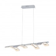 Lustra, LED, Marcella, Argintiu, 42 W, 2940 lm, 230V, Lumina, Calda, 3000K, Elmark, 955MARCELLA4A Lustra, LED, Marcella, Argintiu, 42 W, 2940 lm, 230V, Lumina, Calda, 3000K, Elmark, 955MARCELLA4A