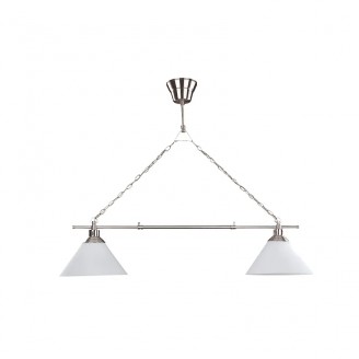 Lustra, LED, Miolly, Nichel Satinat, 2 X E27, 230V, Elmark, 955MOLLY2/SN - imaginea produsului 955MOLLY2/SN din categoria Lustre si Candelabre LED