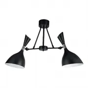 Lustra, LED, Morgan, Negru, 2 X E14, 230V, Elmark, 955MORGAN2/BL Lustra, LED, Morgan, Negru, 2 X E14, 230V, Elmark, 955MORGAN2/BL