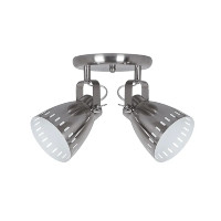 Lustra, LED, Noah, Nichel Satinat, 2 X E27, 230V, Elmark, 955NOAH2R