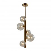 Lustra, LED, Olena, Auriu, 5 X G9, 230V, Elmark, 955OLENA5V/GD Lustra, LED, Olena, Auriu, 5 X G9, 230V, Elmark, 955OLENA5V/GD