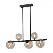 Lustra, LED, Olena, Negru, 5 X G9, 230V, Elmark, 955OLENA5H/BL Lustra, LED, Olena, Negru, 5 X G9, 230V, Elmark, 955OLENA5H/BL