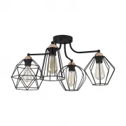 Lustra, LED, Polly, Negru, 4 X E27, 230V, Elmark, 955POLLY4/BL Lustra, LED, Polly, Negru, 4 X E27, 230V, Elmark, 955POLLY4/BL