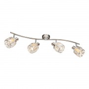 Lustra, LED, Sheen, Nichel Satinat, 4 X E14, 230V, Elmark, 955SHEEN4/SN Lustra, LED, Sheen, Nichel Satinat, 4 X E14, 230V, Elmark, 955SHEEN4/SN