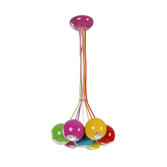Lustra, LED, Tiny, Multiculoare, 7 X GU10, 230V, Elmark, 955TINY7/MC - imaginea produsului 955TINY7/MC din categoria Lustre si Candelabre LED