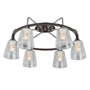 Lustra, LED, Zory, Wenge, 6 X E27, 230V, Elmark, 955ZORY6 Lustra, LED, Zory, Wenge, 6 X E27, 230V, Elmark, 955ZORY6