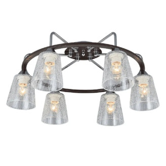 Lustra, LED, Zory, Wenge, 6 X E27, 230V, Elmark, 955ZORY6