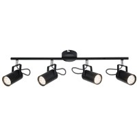 Lustra, LED, Izzy, Negru, 4 X GU10, 230V, Elmark, 955IZZY4/BL