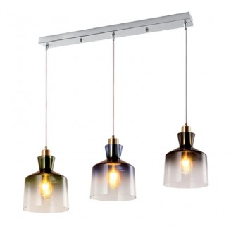 Pendul, Model Alma, Multiculoare, 3 X E27, 230V, IP20, Abajur, Sticla, Elmark, 955ALMA3/MC - Vezi Detalii Complete Pendul, Model Alma, Multiculoare, 3 X E27, 230V, IP20, Abajur, Sticla, Elmark, 955ALMA3/MC - imaginea produsului 955ALMA3/MC din categoria Pendule