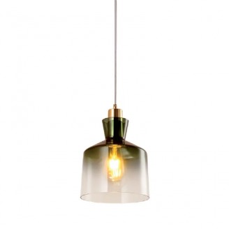 Pendul, Model Alma, Verde, 1 X E27, 230V, IP20, Abajur, Sticla, Elmark, 955ALMA1/G Pendul, Model Alma, Verde, 1 X E27, 230V, IP20, Abajur, Sticla, Elmark, 955ALMA1/G