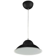 Pendul, Model Alya, Negru, 15W, 1200 lm, Lumina Neutra, 4000K, 230V, Abajur, Aluminiu / Sticla, IP20, Horoz, 0PDN-020-005-0015-060