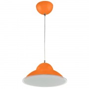 Pendul, Model Alya, Portocaliu, 15W, 1200 lm, Lumina Neutra, 4000K, 230V, Abajur, Aluminiu / Sticla, IP20, Horoz, 0PDN-020-005-0015-020
