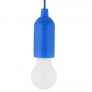 Pendul, Model Balon, Albastru, 1W, Lumina Calda, 3000K, 230V, Abajur, Plastic, IP20, Elmark, 100175/B