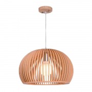 Pendul, Model Bomboo, Lemn, 1 X E27, 230V, IP20, Abajur, Lemn, Elmark, 955BAMBOO1