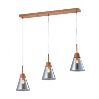 Pendul, Model Bradley, Gri, 3 X E27, 230V, IP20, Abajur, Sticla, Elmark, 955BRADLEY3 - Vezi Detalii Complete Pendul, Model Bradley, Gri, 3 X E27, 230V, IP20, Abajur, Sticla, Elmark, 955BRADLEY3 - imaginea produsului 955BRADLEY3 din categoria Pendule