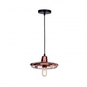 Pendul, Model Clark-1A, Cupru, 1 X E27, 230V, IP20, Abajur, Metal, Elmark, 955CLARK1A Pendul, Model Clark-1A, Cupru, 1 X E27, 230V, IP20, Abajur, Metal, Elmark, 955CLARK1A