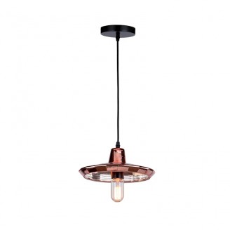Pendul, Model Clark-1A, Cupru, 1 X E27, 230V, IP20, Abajur, Metal, Elmark, 955CLARK1A - Vezi Detalii Complete Pendul, Model Clark-1A, Cupru, 1 X E27, 230V, IP20, Abajur, Metal, Elmark, 955CLARK1A - imaginea produsului 955CLARK1A din categoria Pendule