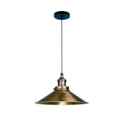 Pendul, Model Damon, Auriu Antic, 1 X E27, 230V, IP20, Abajur, Metal, Elmark, 955DAMON1P/AB Pendul, Model Damon, Auriu Antic, 1 X E27, 230V, IP20, Abajur, Metal, Elmark, 955DAMON1P/AB