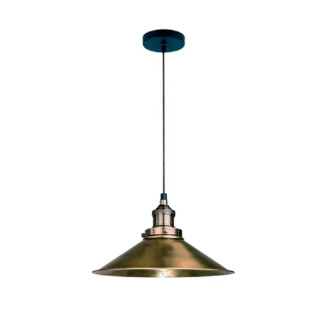 Pendul, Model Damon, Auriu Antic, 1 X E27, 230V, IP20, Abajur, Metal, Elmark, 955DAMON1P/AB - Vezi Detalii Complete Pendul, Model Damon, Auriu Antic, 1 X E27, 230V, IP20, Abajur, Metal, Elmark, 955DAMON1P/AB - imaginea produsului 955DAMON1P/AB din categoria Pendule