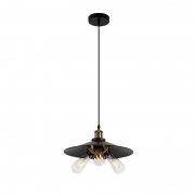 Pendul, Model Damon, Negru, 1 X E27, 230V, IP20, Abajur, Metal, Elmark, 955DAMON3P Pendul, Model Damon, Negru, 1 X E27, 230V, IP20, Abajur, Metal, Elmark, 955DAMON3P