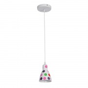 Pendul, Model Dots, Multiculoare, 1 X E27, 230V, IP20, Abajur, Metal, Elmark, 955DOTS1P
