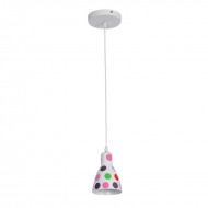 Pendul, Model Dots, Multiculoare, 1 X E27, 230V, IP20, Abajur, Metal, Elmark, 955DOTS1P