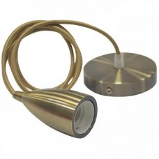 Pendul, Model Edison, Bronz antic, 1 X E27, 230V, IP20, Abajur, Metal, Horoz, 0PDN-021-002-0001-021 Pendul, Model Edison, Bronz antic, 1 X E27, 230V, IP20, Abajur, Metal, Horoz, 0PDN-021-002-0001-021