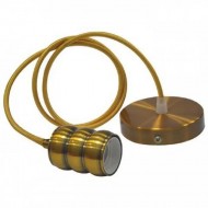 Pendul, Model Gauss, Auriu, 1 X E27, 230V, IP20, Abajur, Metal, Horoz, 0PDN-021-009-0001-031