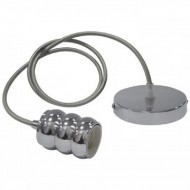 Pendul, Model Gauss, Crom, 1 X E27, 230V, IP20, Abajur, Metal, Horoz, 0PDN-021-009-0001-041 Pendul, Model Gauss, Crom, 1 X E27, 230V, IP20, Abajur, Metal, Horoz, 0PDN-021-009-0001-041