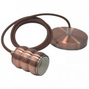 Pendul, Model Gauss, Cupru, 1 X E27, 230V, IP20, Abajur, Metal, Horoz, 0PDN-021-009-0001-011