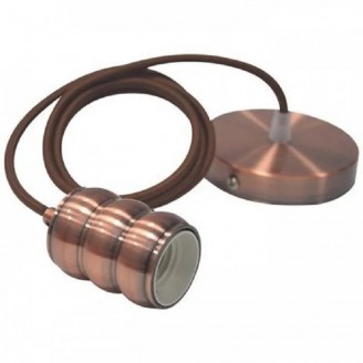 Pendul, Model Gauss, Cupru, 1 X E27, 230V, IP20, Abajur, Metal, Horoz, 0PDN-021-009-0001-011 - imaginea produsului 0PDN-021-009-0001-011 din categoria Pendule