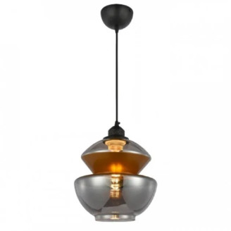 Pendul, Model Harmony-2, Negru, 1 X E27, 230V, IP20, Abajur, Sticla, Horoz, 0PDN-021-017-0002-010 - imaginea produsului 0PDN-021-017-0002-010 din categoria Pendule