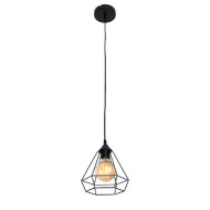 Pendul, Model Heidi, Negru, 1 X E27, 230V, IP20, Abajur, Metal, Elmark, 955HEIDI1/BL Pendul, Model Heidi, Negru, 1 X E27, 230V, IP20, Abajur, Metal, Elmark, 955HEIDI1/BL