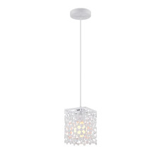 Pendul, Model Janis-1B, Alb, 1 X E27, 230V, IP20, Abajur, Metal, Elmark, 955JANIS1B Pendul, Model Janis-1B, Alb, 1 X E27, 230V, IP20, Abajur, Metal, Elmark, 955JANIS1B