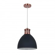 Pendul, Model Jason, Cupru, 1 X E27, 230V, IP20, Abajur, Metal, Elmark, 955JASON1/BK