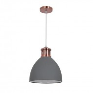 Pendul, Model Jason, Cupru, 1 X E27, 230V, IP20, Abajur, Metal, Elmark, 955JASON1/GR