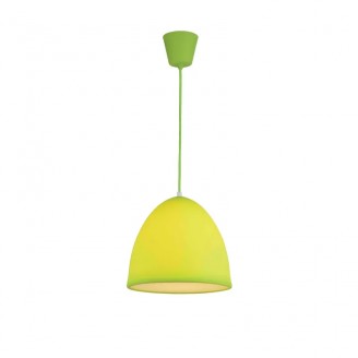 Pendul, Model Joy, Verde, 1 X E27, 230V, IP20, Abajur, Silicon, Elmark, 955JOY1/GR - imaginea produsului 955JOY1/GR din categoria Pendule