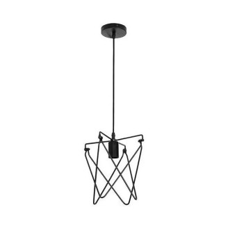 Pendul, Model Kepler, Negru, 1 X E27, 230V, IP20, Abajur, Metal, Horoz, 0PDN-021-011-0001-010 - imaginea produsului 0PDN-021-011-0001-010 din categoria Pendule
