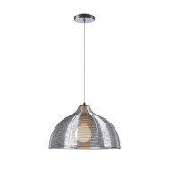Pendul, Model Liv, Crom, 1 X E27, 230V, IP20, Abajur, Aluminiu, Elmark, 955LIV1/AL Pendul, Model Liv, Crom, 1 X E27, 230V, IP20, Abajur, Aluminiu, Elmark, 955LIV1/AL