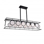 Pendul, Model Luton, Negru, 6 X E14, 230V, IP20, Abajur, Metal, Elmark, 955LUTON6 Pendul, Model Luton, Negru, 6 X E14, 230V, IP20, Abajur, Metal, Elmark, 955LUTON6