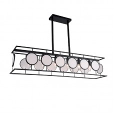 Pendul, Model Luton, Negru, 6 X E14, 230V, IP20, Abajur, Metal, Elmark, 955LUTON6 Pendul, Model Luton, Negru, 6 X E14, 230V, IP20, Abajur, Metal, Elmark, 955LUTON6