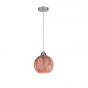 Pendul, Model Marble-1A, Crom, 1 X E27, 230V, IP20, Abajur, Sticla, Elmark, 955MARBLE1A/BR Pendul, Model Marble-1A, Crom, 1 X E27, 230V, IP20, Abajur, Sticla, Elmark, 955MARBLE1A/BR