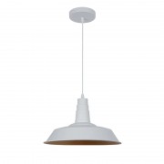 Pendul, Model Matt, Alb, 1 X E27, 230V, IP20, Abajur, Metal, Elmark, 955MATT1/WH