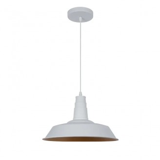 Pendul, Model Matt, Alb, 1 X E27, 230V, IP20, Abajur, Metal, Elmark, 955MATT1/WH Pendul, Model Matt, Alb, 1 X E27, 230V, IP20, Abajur, Metal, Elmark, 955MATT1/WH